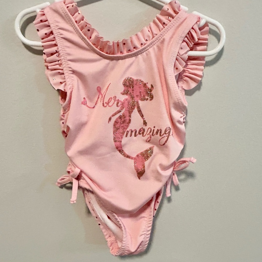 Penelope Mack Pink Polka Dot Swimsuit